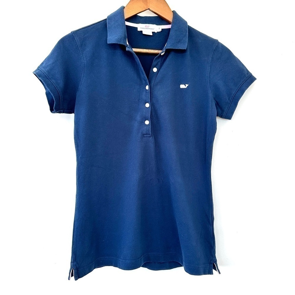 Vineyard  Vines polo shirt with short sleeves, cotton & spandex blend